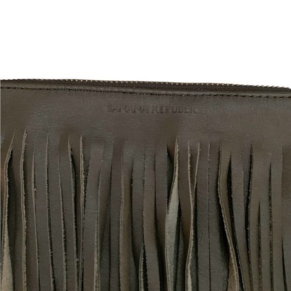 BANANA REPUBLIC Willow Fringe Leather Wristlet - Picture 7 of 7